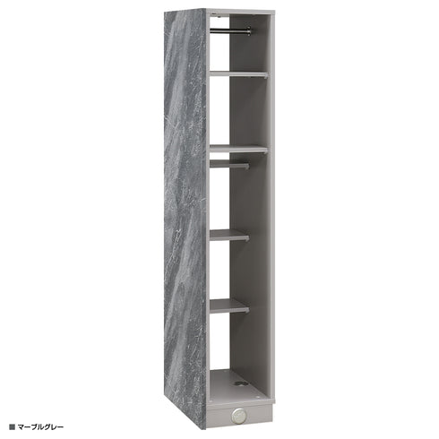 Dope (ドープ) アクセントウォール収納 スリムミドルタイプ (W590×D340×H1800)