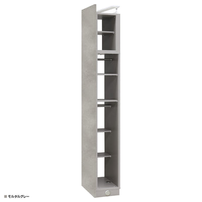 Dope (ドープ) アクセントウォール収納 スリムハイタイプ (W590×D340×H2380)