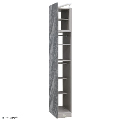 Dope (ドープ) アクセントウォール収納 スリムハイタイプ (W590×D340×H2380)