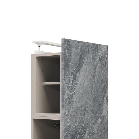 Dope (ドープ) アクセントウォール収納 スリムハイタイプ (W590×D340×H2380)