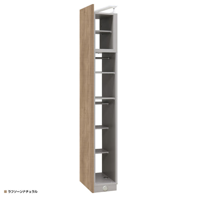 Dope (ドープ) アクセントウォール収納 スリムハイタイプ (W590×D340×H2380)