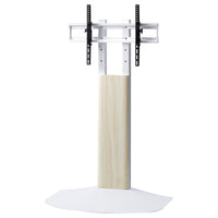 【自立型デザイン】壁に穴を開けることなく、どこにでも設置できるスマートな自立型テレビスタンドです。