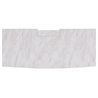 【上質なマーブル天板】エレガントなマーブル柄の天板は、配線サクリ付きでAV機器もすっきり収まります。