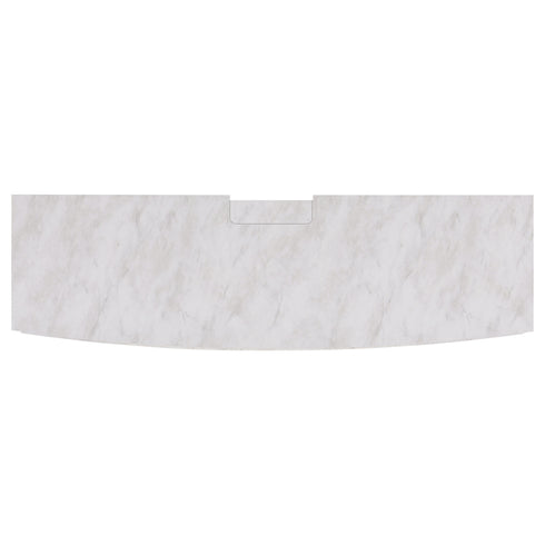 天板中央には、配線サクリがあり、テレビやAV機器設置後のごちゃごちゃした配線の悩みを解決してくれます。