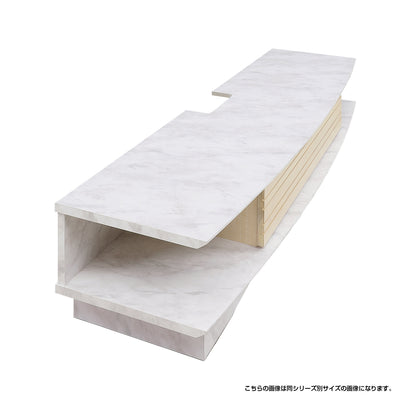 ヴァイス TVボード150+スウィングテレビスタンドロータイプセット(W1500×D548×H998-1158)