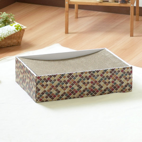 爪とぎだけでなくベッドにもなる、ねこちゃんへの思いが詰まった段ボール爪とぎのナチュラルシリーズです。