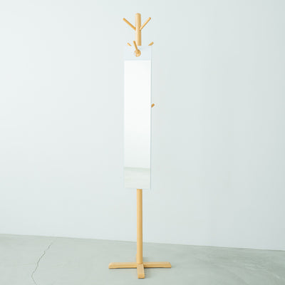 スペースを取らずにお好きな場所に設置できる、国産フックミラー。