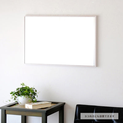 国産細枠正方形ウォールミラー(W470×D23×H820)