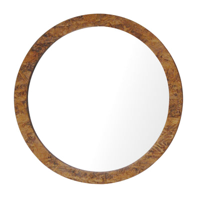 国産OSB丸形ウォールミラー(W600×D18×H600)