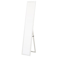 【毎日のコーディネートチェックに】全身をしっかりと映し出すワイドなミラーは、お出かけ前のスタイル確認に欠かせません。