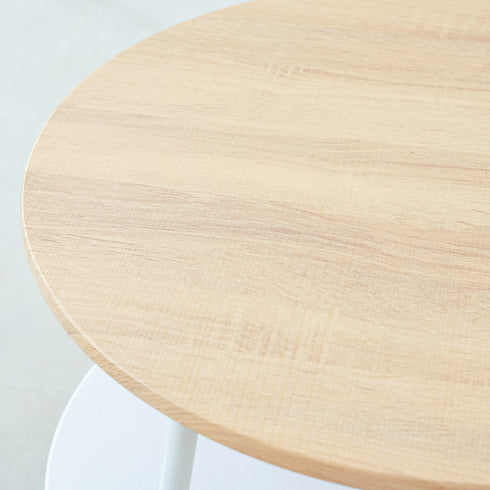 ヴィンテージ棚付リビングテーブル(W680×D680×H380)