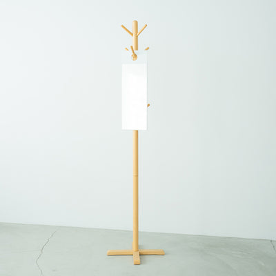 スペースを取らずにお好きな場所に設置できる、国産フックミラー。