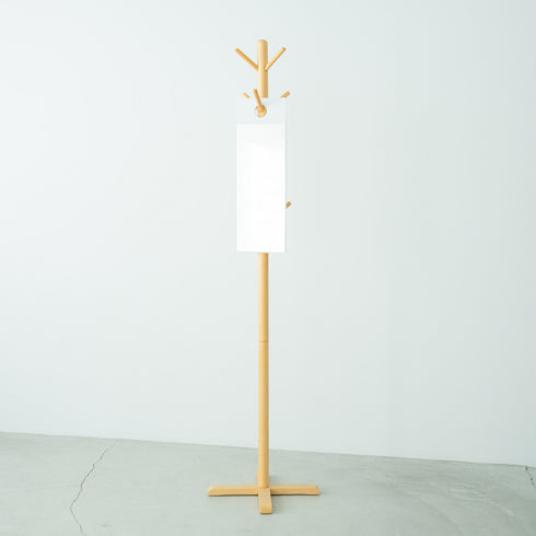 スペースを取らずにお好きな場所に設置できる、国産フックミラー。