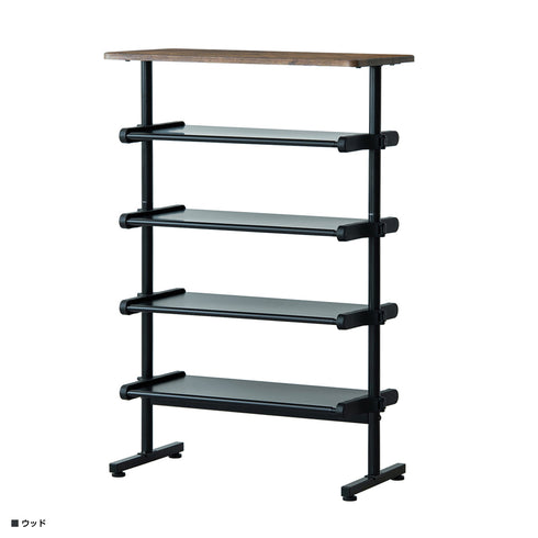 ワンタッチ式可動棚ラック フィット(W600×D300×H915)