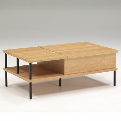 アイセル 昇降式センターテーブル(W1000×D600×H380)