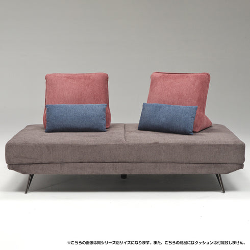 別売りの背クッションや枕と合わせて使うことで、さらに使い勝手が向上し、より快適で機能的な空間を作り出します。