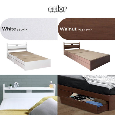 Stina スティナショートベッド(W970×D1900×H700)