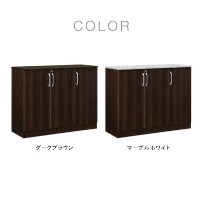 【選べるカラーバリエーション】
落ち着きのあるダークブラウンと、明るく洗練されたマーブルホワイト、お部屋の印象を決める2つのカラーをご用意しました。