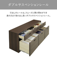 【奥まで見渡せる快適な使い心地】重い書類も楽々出し入れできる、堅牢なレール構造。
