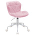 【心ときめくスイートな時間を】
お部屋の主役になる可愛らしいシルキーピンクのチェアは、座るたびに心ときめく特別な存在となり、柔らかなベロア生地と体にフィットする設計が、長時間の作業でもあなたの可愛い姿勢をしっかりサポートします。