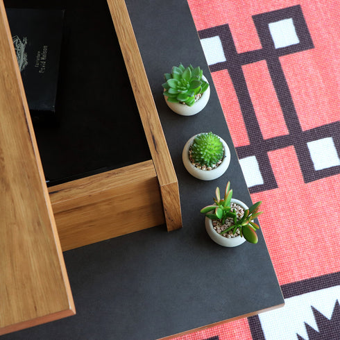 アダムロ リフトアップテーブル(W900×D650×H380-585)