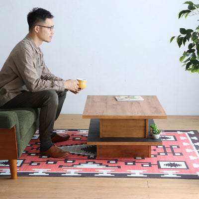 アダムロ リフトアップテーブル(W900×D650×H380-585)