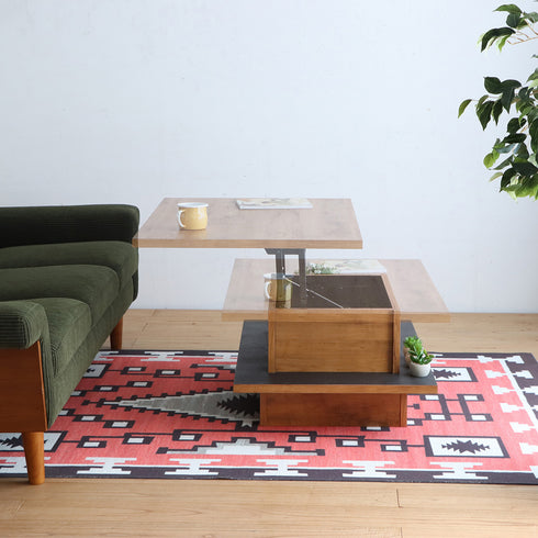 アダムロ リフトアップテーブル(W900×D650×H380-585)