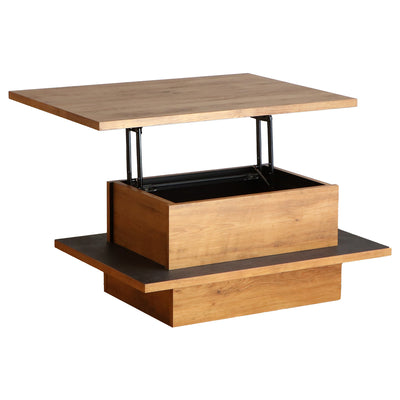 アダムロ リフトアップテーブル(W900×D650×H380-585)