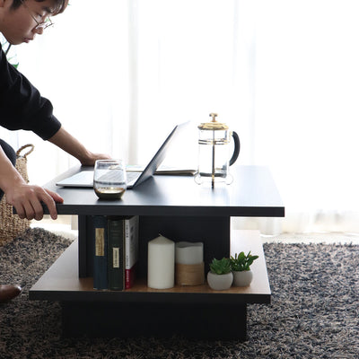 FEEL リフトアップテーブル(W900×D650×H380-585)