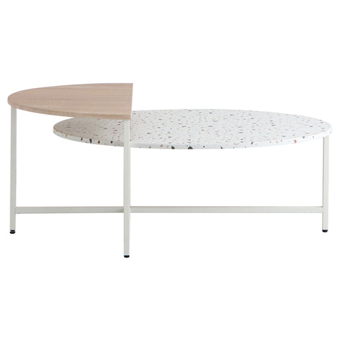 テラーゾ 円形リビングテーブル(W1220×D600×H520)