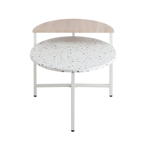 テラーゾ 円形リビングテーブル(W1220×D600×H520)