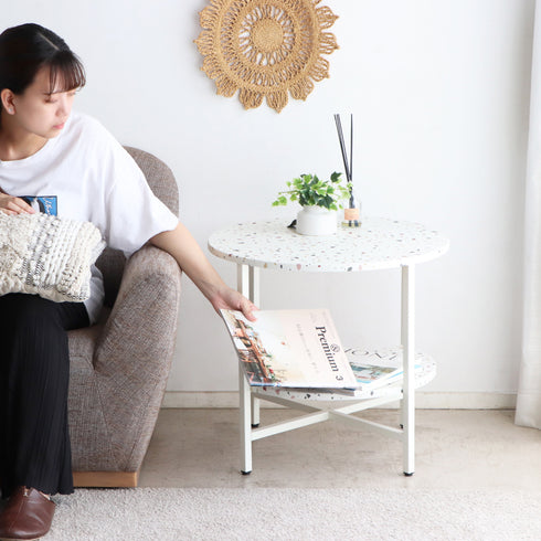 テラーゾ サイドテーブル(W600×D600×H550)