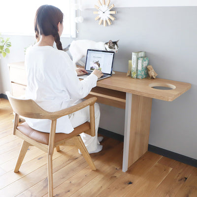 treemo にゃんと一緒デスク(W1200×D440×H720)