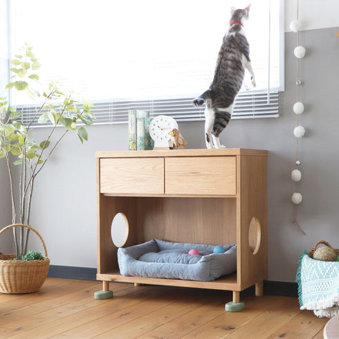 treemo まるみえチェスト(W759×D400×H720)