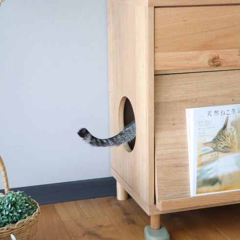 treemo のぞきみチェスト(W759×D400×H720)