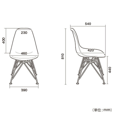 【サイズも使いやすさも◎】
座面高440mmの快適な座り心地と、限られたスペースにも収まりやすいコンパクトな設計で、家庭にもオフィスにもフィットします。