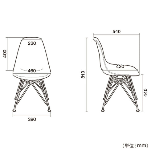 【サイズも使いやすさも◎】
座面高440mmの快適な座り心地と、限られたスペースにも収まりやすいコンパクトな設計で、家庭にもオフィスにもフィットします。