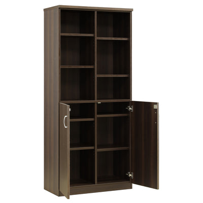 国産役員用オープン棚付き書庫(W805×D400×H1820)