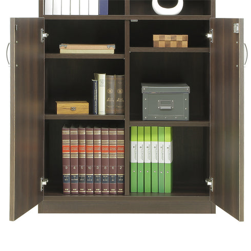 下段は隠す収納として、重要な書類やファイルの収納に役立ちます。