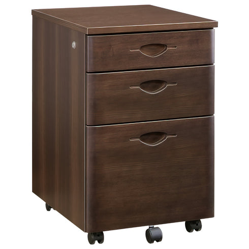 【無垢材が語る、本物の質感】
前板に贅沢にあしらわれたタモ無垢材の豊かな表情と温もりが、日々のデスクワークに安らぎと高級感をもたらします。