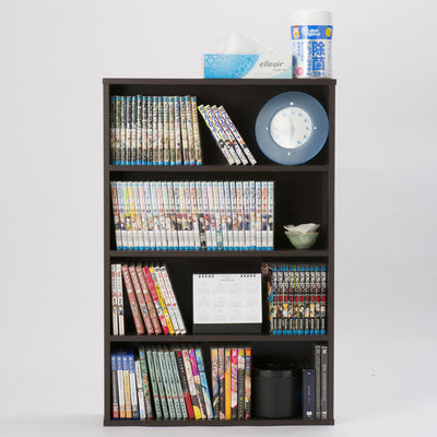 幅60cmタイプのシンプルデザインの本棚の2台セット。