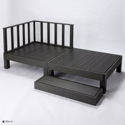 ウッドデッキ 4点セット(W1800×D900×H730)