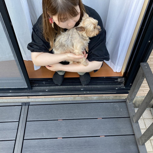 ウッドデッキ 4点セット(W1800×D900×H730)