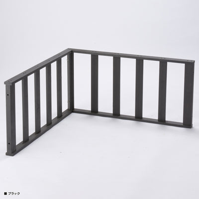 【空間を引き締めるブラック】
シックでモダンな印象を与えるブラックカラーは、お庭に置くだけで空間全体を引き締め、ご自宅の外観をより一層おしゃれに演出するアクセントとなります。