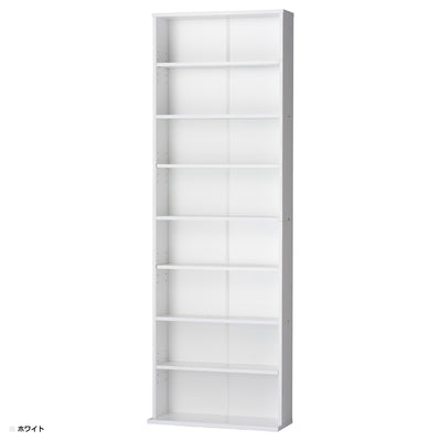 【明るく開放的なお部屋を演出】
清潔感のあるホワイトは、壁に溶け込むように馴染み、お部屋全体を明るく広々と見せてくれるので、圧迫感なく大容量の収納が叶います。