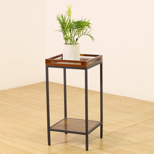 アイアンチーク 花台(W300×D300×H600)