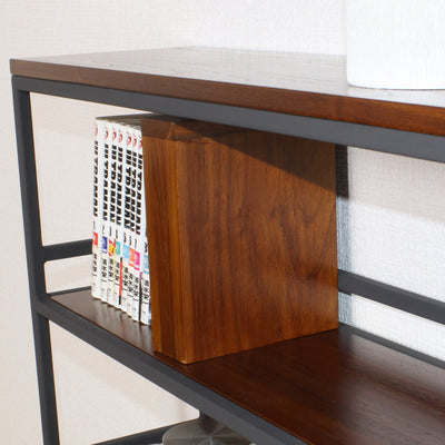 アイアンチーク コミックラック ロータイプ(W700×D200×H980)