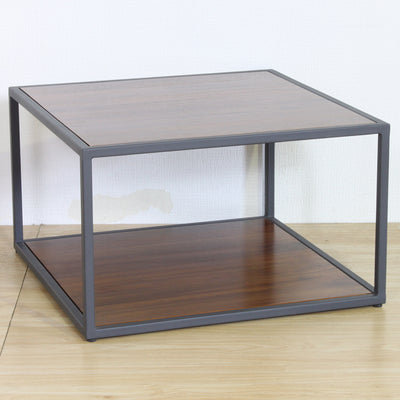 アイアンチーク コーヒーテーブル(W620×D620×H380)