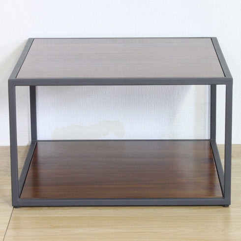 アイアンチーク コーヒーテーブル(W620×D620×H380)