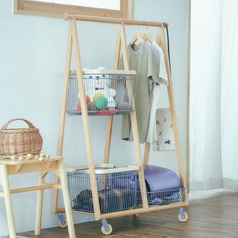【毎日の整理整頓に】服から小物までこれ一台で解決し、お部屋をすっきり美しく保てます。